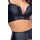 Cottelli Collection 3-Piece Set with Corsage, Thong and Suspender Belt Black S
