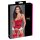 Cottelli Collection Christmas Set with Suspender Chemise and Thong Multicolor S-M