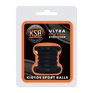 KSB Squeeze Silicone Ball Stretcher Ultra Black