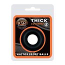 KSB Do-Nut Silikon extra dicker Cockring S schwarz