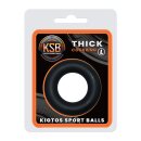 KSB Do-Nut Silikon extra dicker Cockring L schwarz