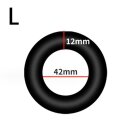 KSB Do-Nut Silikon extra dicker Cockring L schwarz