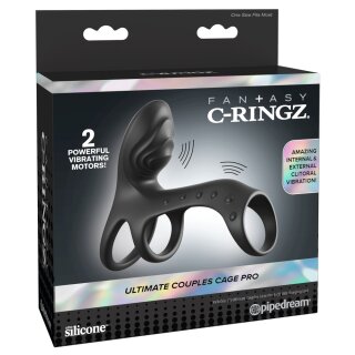 Pipedream Ultimate Couples Cage Pro Black 19.5 cm Ø 3.8 cm