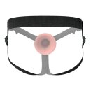 Pipedream Hohler Silikon Dildo mit Umschnallgurt Beige 24,1 cm Ø 4 cm Taille 61–135 cm