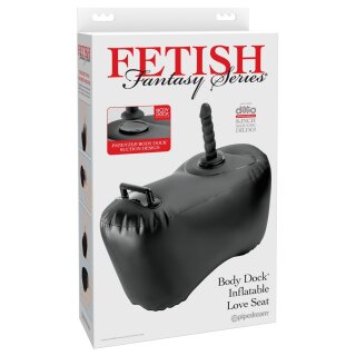 Fetish Fantasy Body Dock Aufblasbares Liebeskissen Schwarz