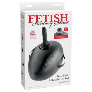 Fetish Fantasy Body Dock Aufblasbarer, ovaler Liebesball Schwarz