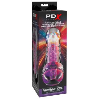 PDX Elite ViewTube XXL Masturbator Transparent
