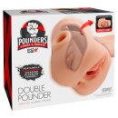PDX Plus Pussy Pounder Vibrating Masturbator Beige 2.1 kg
