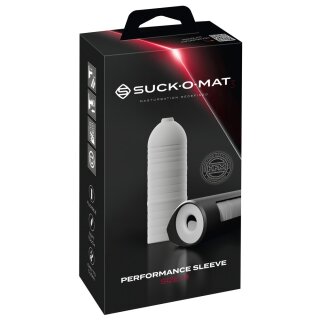 Suck-O-Mat 3 Perf. Sleeve M Weiß 21 cm Ø 2,3 cm
