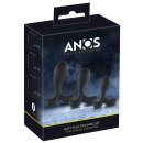 ANOS Butt Plug Training Set Black Ø 2.3–3.1 cm