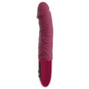 beau coeur Varelo Klassischer Vibrator Rot 23 cm Ø 4 cm