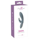 beau coeur Velina Rabbit Vibrator Blue 20 cm