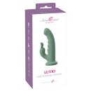 beau coeur Luvio Rabbit Vibrator with Suction Cup Green...