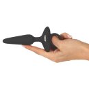 ANOS Flexible Anal Plug with Vibration Black Ø 2.6 cm