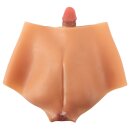 You2Toys Silikon Pants mit Vibrierendem Penis und Hoden Beige