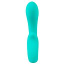 beau coeur Naira Flexibler Doppelvibrator Türkis 17,5 cm