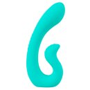 beau coeur Naira Flexibler Doppelvibrator Türkis 17,5 cm