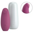 beau coeur Omino Lay-On Vibrator with Charging Case Pink 10.1 cm Ø 4.3 cm