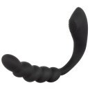 Black Velvets Biegsamer Doppelvibrator Schwarz 26 cm