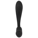 Black Velvets Biegsamer Doppelvibrator Schwarz 26 cm