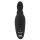 Black Velvets Biegsamer Doppelvibrator Schwarz 26 cm
