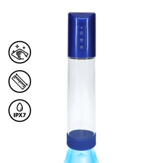 Shots HyperPump Rechargeable Penis Pump Blue