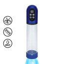 Shots Engage Automatic Waterproof Penis Pump and Masturbator Blue