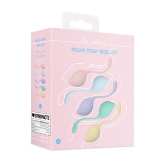Loveline Pelvic Stem Kegel Kit 5 teilig Mehrfarbig Ø 3,5 cm