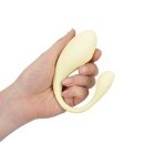 Loveline G-spot vibe with remote control yellow 8 cm Ø 3.5 cm