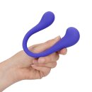 Loveline Dual-ended Bendable Vibe mit Fernbedienung Lila 10 cm Ø 3,5 cm