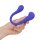 Loveline Dual-ended Bendable Vibe mit Fernbedienung Lila 10 cm Ø 3,5 cm