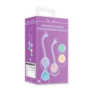 Loveline Vibrating and 5 Weight Interchangeable Kegel Kit Mehrfarbig Ø 3,4 cm