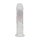 RealRock Vibrating Dildo with LED Transparent 15 cm Ø 3 cm