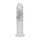 RealRock Vibrating Dildo with LED Transparent 15 cm Ø 3 cm
