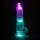 RealRock Vibrating Dildo with LED Transparent 15 cm Ø 4 cm