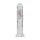 RealRock Vibrating Dildo with LED Transparent 18 cm Ø 3.8 cm
