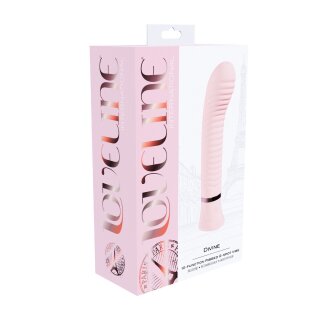 Loveline Divine ribbed G-spot vibe pink 12.5 cm Ø 3.4 cm