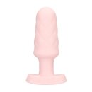 Loveline Velvet vibrating plug with remote control pink...