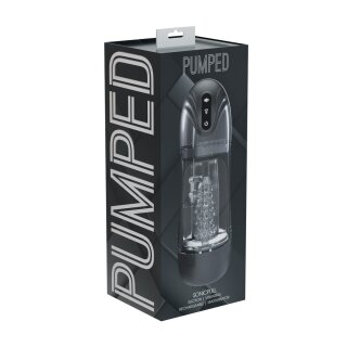 Shots SonicPull Masturbator-Pumpe mit Saug- und Vibrationsfunktion Schwarz