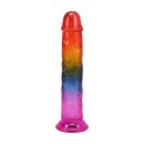 Doc Johnson Crystal Jellies Dildo Mehrfarbig 19,7 cm