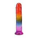Doc Johnson Crystal Jellies Dildo Multicolour 21.6 cm