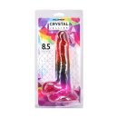 Doc Johnsons Crystal Jellies Realistic Cock with Balls Multicolor 21.6 cm