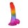 Doc Johnsons Crystal Jellies Realistic Cock with Balls Multicolor 21.6 cm
