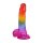 Doc Johnsons Crystal Jellies Realistic Cock with Balls Multicolor 21.6 cm
