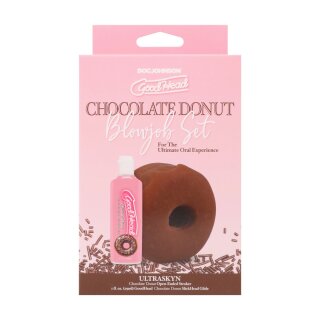 Doc Johnson Chocolate Donut Blowjob Set with Lubricant 29 ml