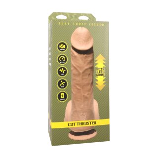 Doc Johnson Cut Thruster Thrusting Vibrator Beige 17.3 cm