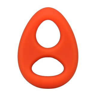 Doc Johnson The Code Silikon-Penisring mit Bandana Orange Ø 4,6 cm