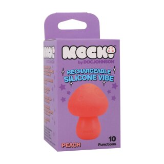 Doc Johnson Mushroom Vibe Wiederaufladbarer Mini Vibrator Orange