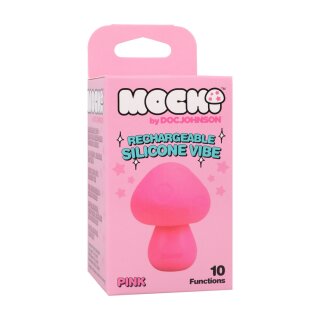 Doc Johnson Mushroom Vibe Wiederaufladbarer Mini Vibrator Pink