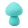 Doc Johnson Mushroom Vibe Wiederaufladbarer Mini Vibrator Türkis